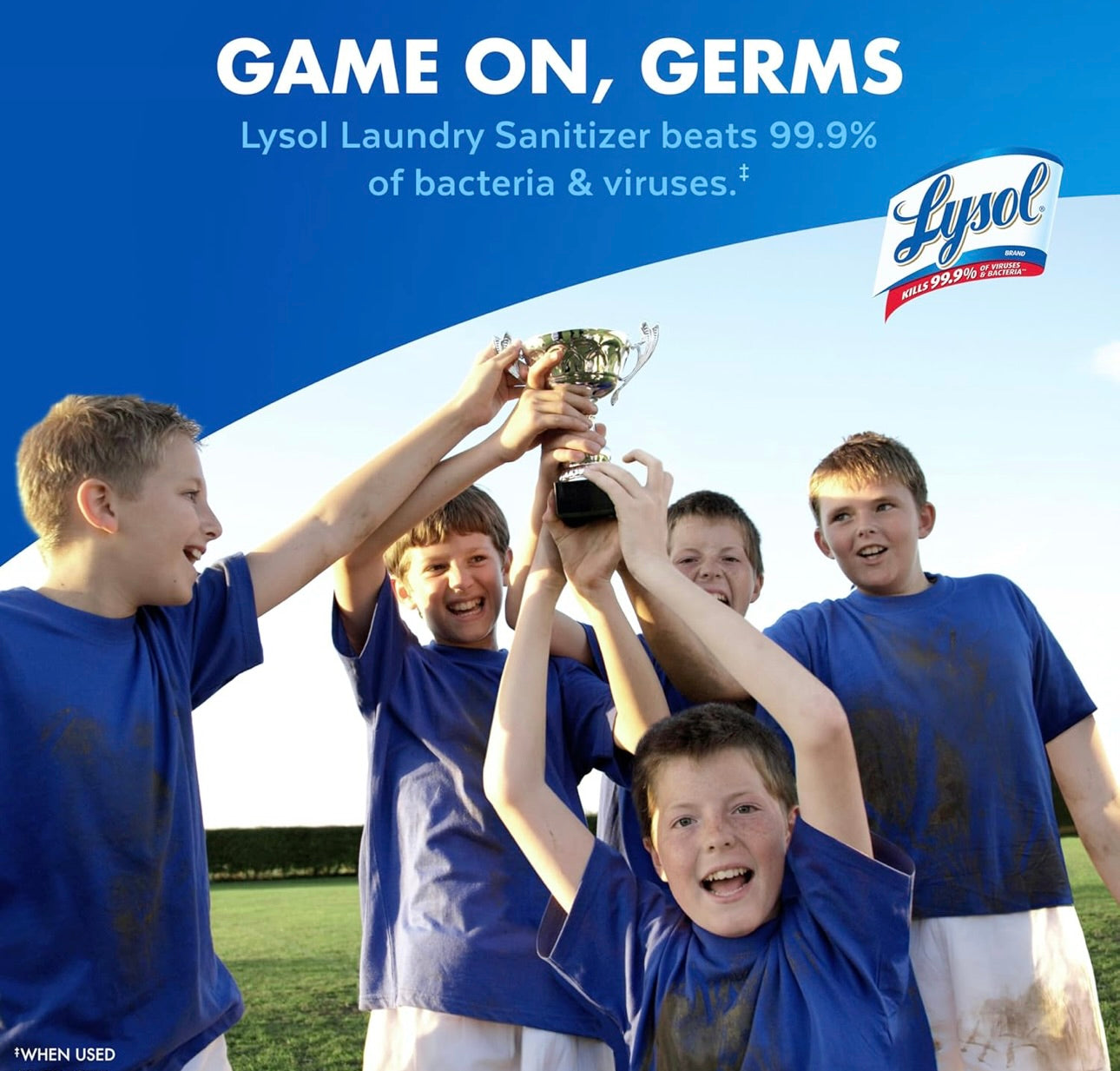Lysol Ontsmetting Middel Wasgoedreiniger en Geurversterker, Wasgoedwasmiddelbyvoeging, Kleurveilige Bleikmiddelalternatief, Wasgoedreukverwyderaar, Dood Bakterieë en Virusse, Crisp Linne Geur, 41 Vl Oz Vloeistof