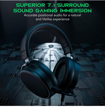 Black Shark-speletjieshooftelefoon 7.1 Ruimtelike Omringklank, Afneembaar Geraasdempend m/ 3.5 mm Oudioprop - NUUT
