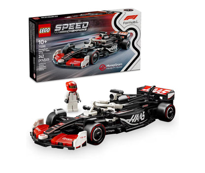 LEGO Speed Champions MoneyGram Haas F1 Team VF-24 Renmotor-speelding - Boustel vir kinders