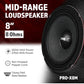 DS18 PRO-X8M Loudspeaker - 8", Midrange - 275W RMS, 8 Ohms - Premium Quality Audio Speaker - 1PC ONLY