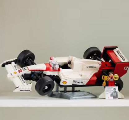 LEGO Icons McLaren MP4/4 & Ayrton Senna Minifiguur Modelmotorstel – Boubare F1 McLaren-stel