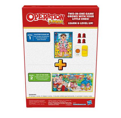 Hasbro Gaming Operation Junior Board Game | Operation Game for Younger Kids | Ages 3 and Up | 2 to 4 Players | Preschool Games | Fun Games for Preschoolers
