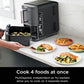 Ninja Air Fryer, 10QT DoubleStack XL 2-Basket, Compact Design, Cooks 5lb Whole Chicken, Feeds Up to 8 People, 6-in-1 Air Fryer - Grey, SL401
