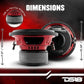 DS18 GEN-XX10.4DHE 10" High Excursion Car Subwoofer 1000 Watts Max Dual Voice Coil  (1 PC)