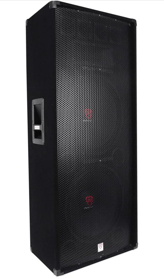 Rockville RSG15-2 Dubbele 15” 3000 Watt 3-rigting Passiewe DJ/Pro Oudioluidspreker