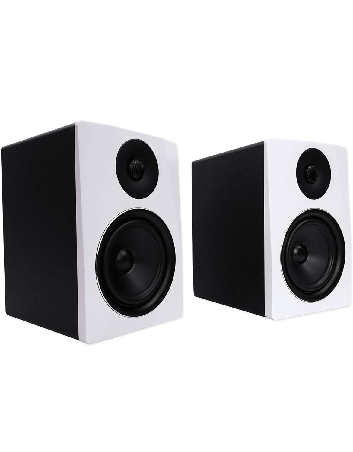 Rockville 2 APM6W 6.5" 350W Powered Studio Monitors+Stands+Pads+Headphones