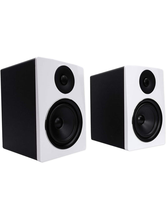 Rockville 2 APM6W 6.5" 350W Aangedrewe Ateljeemonitors+Staanders+Kussings+Oorfone