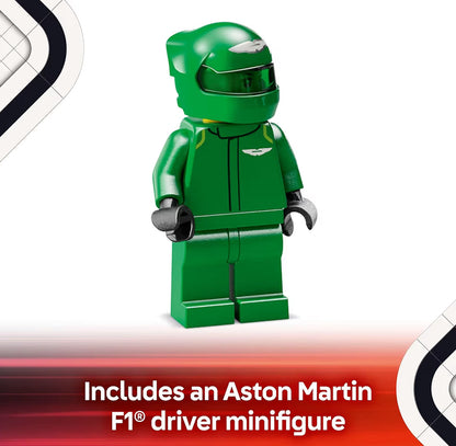 LEGO Speed Champions Aston Martin Aramco F1 AMR24 Renmotor Speelding - Boustel vir Kinders