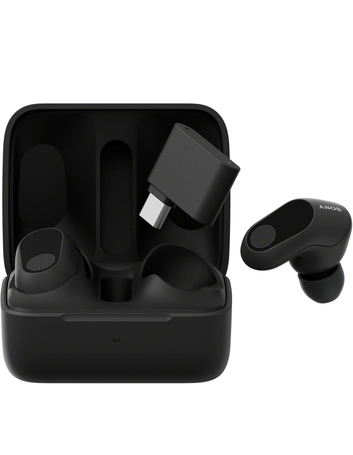 Sony INZONE Buds Draadlose Speletjies-oordopjes, Ideaal vir PlayStation® 5, vir PC/PS5/Switch/Mobile, 48 Uur Battery met Houer, Geraaskansellasie, 360 Ruimtelike Klank, 2.4GHz - Swart