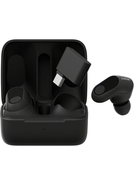 Sony INZONE Buds Draadlose Speletjies-oordopjes, Ideaal vir PlayStation® 5, vir PC/PS5/Switch/Mobile, 48 Uur Battery met Houer, Geraaskansellasie, 360 Ruimtelike Klank, 2.4GHz - Swart