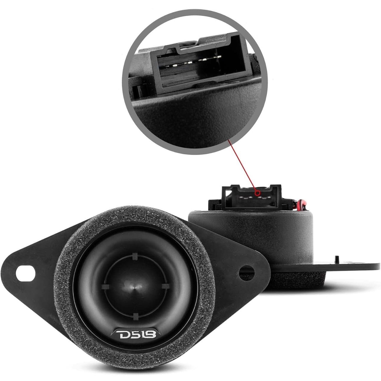 DS18 PRO-ST OEM Upgrade Bullet Compression Tweeters w/ Crossovers 1.9" (Pair)