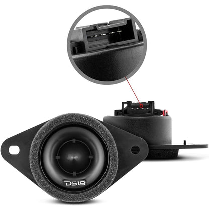 DS18 PRO-ST OEM Opgradeerkoeëlkompressie-tweeters met Crossovers 1.9" (Paar)
