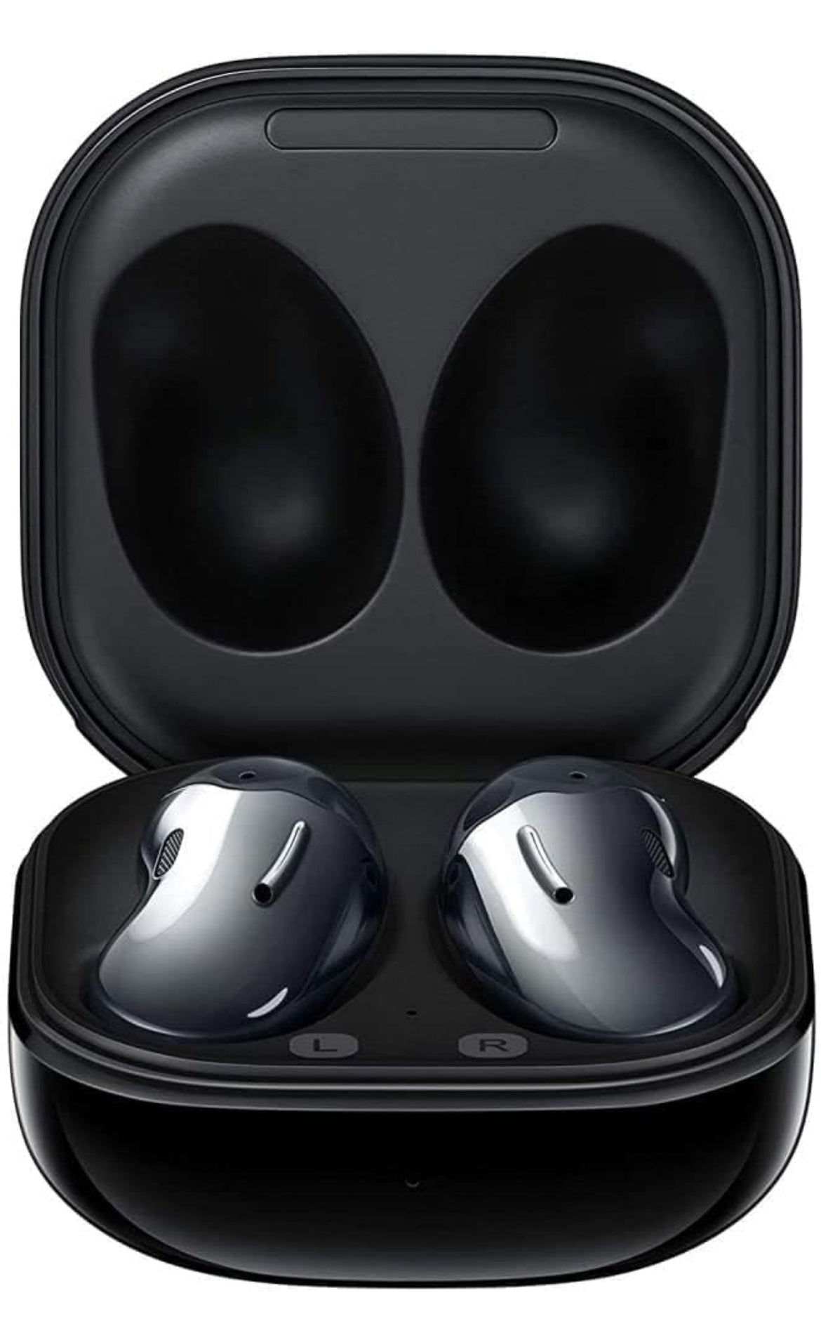 SAMSUNG Galaxy Buds Live Ware Koordlose Oorfone Amerikaanse Weergawe Aktiewe Geraaskansellasie Koordlose Laaikissie Ingesluit, Mystic Black