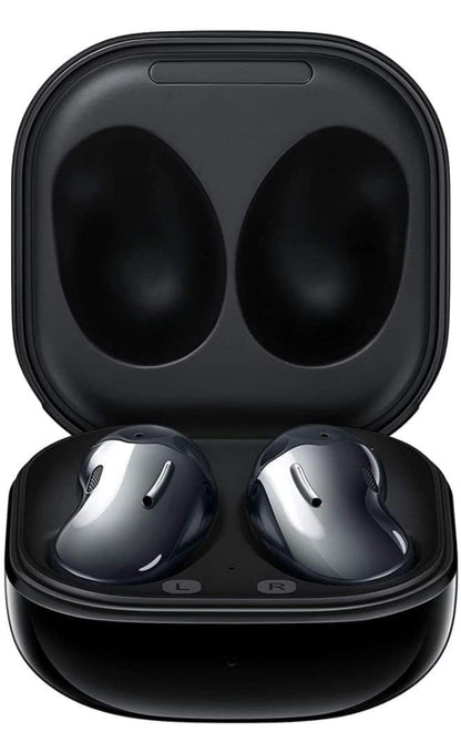 SAMSUNG Galaxy Buds Live Ware Koordlose Oorfone Amerikaanse Weergawe Aktiewe Geraaskansellasie Koordlose Laaikissie Ingesluit, Mystic Black