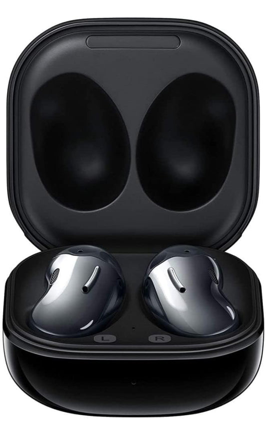 SAMSUNG Galaxy Buds Live Ware Koordlose Oorfone Amerikaanse Weergawe Aktiewe Geraaskansellasie Koordlose Laaikissie Ingesluit, Mystic Black