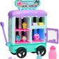 Just Play Disney Munchlings Ice Cream Cart (13-Piece) Color Change Figure Playset - Kids Toys for Ages 3 Up