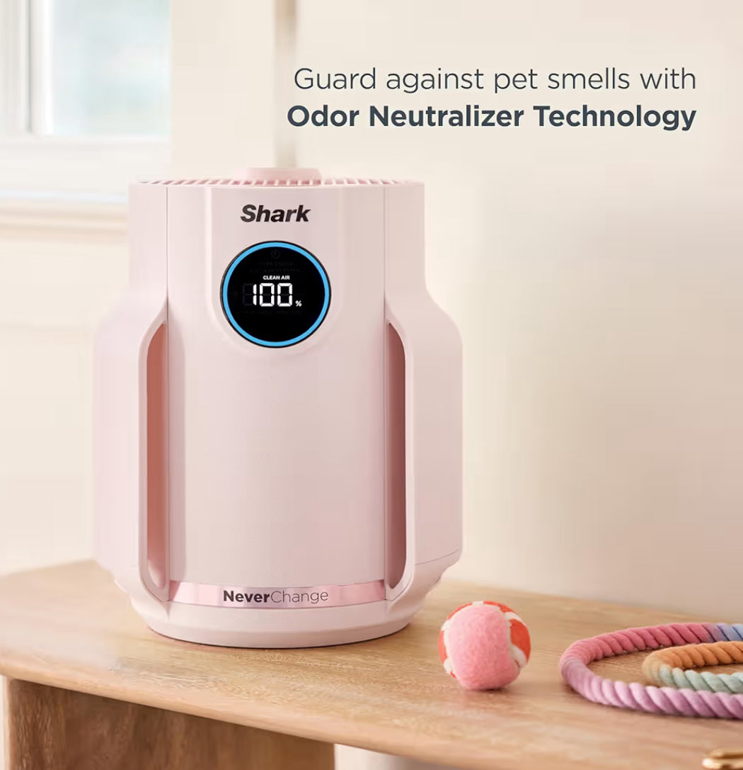 Shark NeverChange Air Purifier Compact Pro with Long-lasting Filtration - QUARTZ