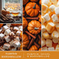 Scentsationals Fall Wax Melts Long Lasting, Strong Scent Melts - Pumpkin Spice W/ Apple Muffins, Marshmallow, and Caramel (PACK OF 4)