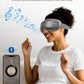 Eyeris1 Eye Massager w/ Heat for Migraine, Smart Sleep Mask for Dry Eyes Relax, Reduce Strain - Grey
