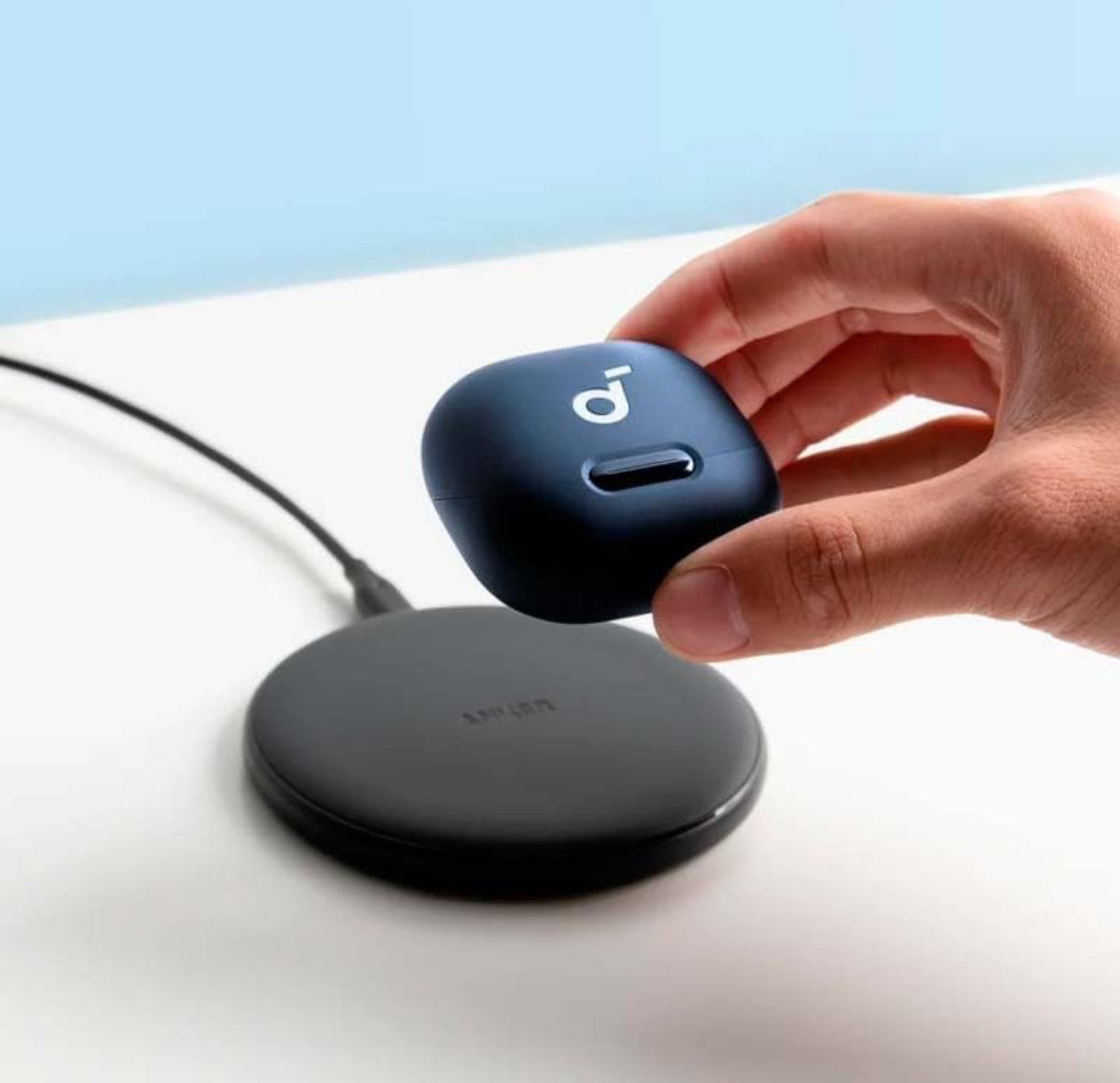Soundcore by Anker Liberty 4 NC Wireless Earbuds, 98.5% Noise Reduction, Adaptive Noise Cancelling to Ears and Environment, Hi-Res Sound, 50H Battery, Wireless Charging, Bluetooth 5.3
