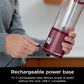 Ninja BC151CR Blast Portable Blender, Cordless, 18oz. Vessel, Personal Blender BPA Free, Leakproof-Lid & Sip Spout, USB-C Rechargeable, Dishwasher Safe Parts - Cranberry Red