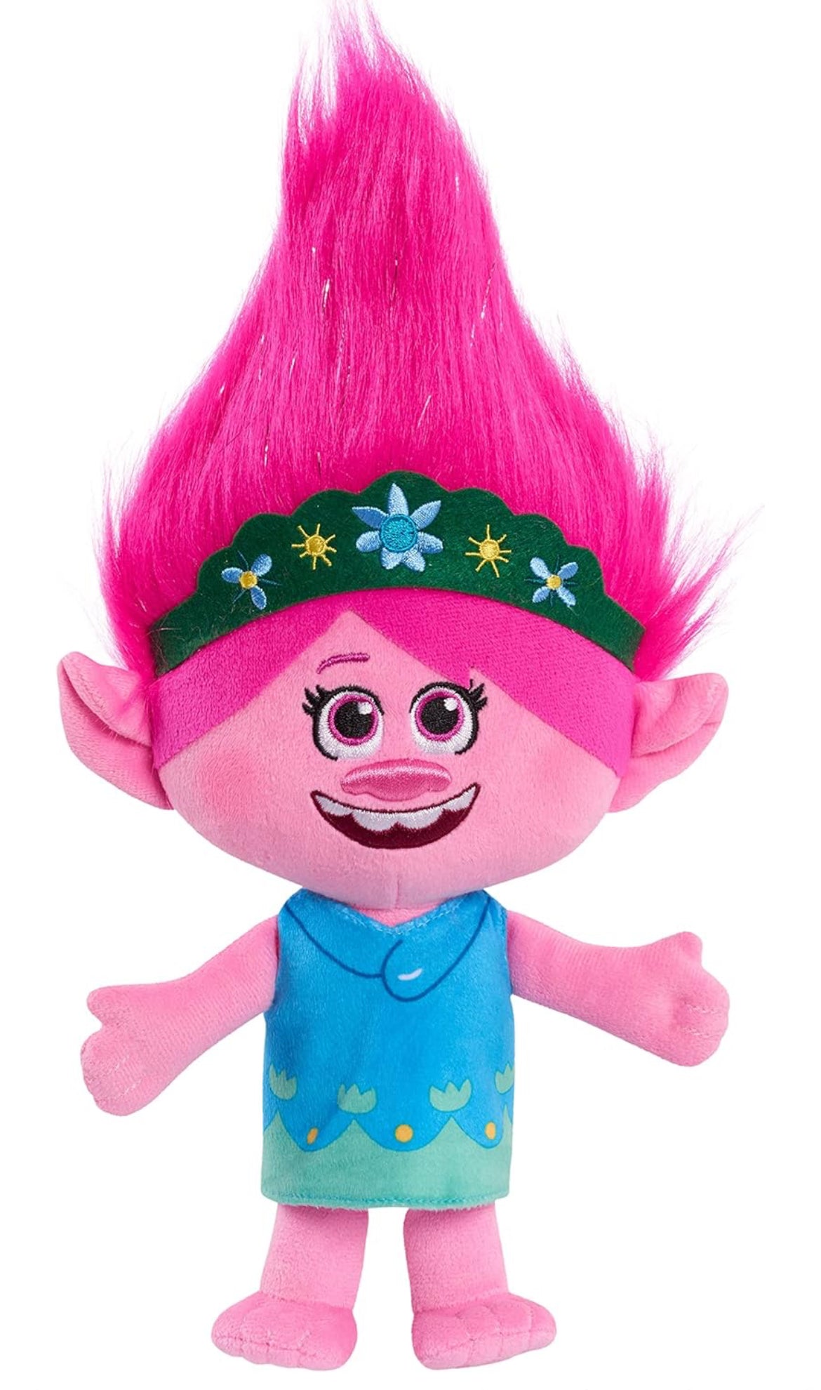 Trolls 13-inch World Tour Poppy & Branch Friendship Plush 2-Pack Stuffed Animals, Kids Toys for Ages 3 Up, Amazon Exclusive by Just Play
