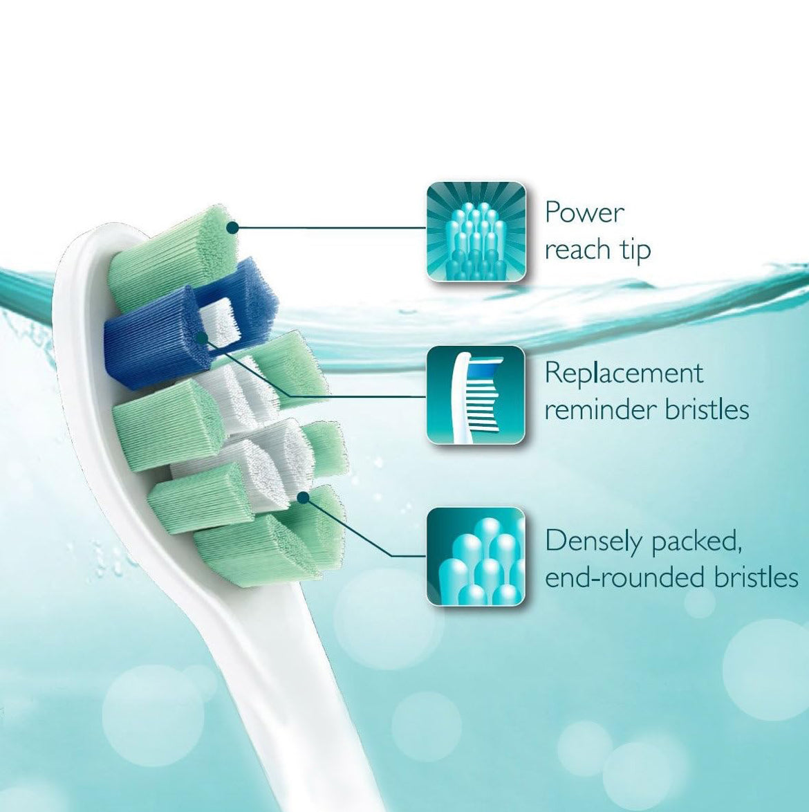 Philips Sonicare 2-reeks herlaaibare elektriese tandeborsel vir plaakbeheer - HX6211
