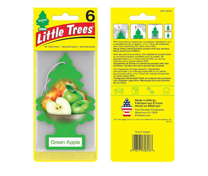 LITTLE TREES Motorlugverfrisser Hangerboom Langdurige Geur – Groen Appel (24)