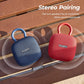 PE1 Mini Portable Bluetooth Speakers w/ Adjustable Carabiner IPX8 Waterproof, 32H Playtime - Blue