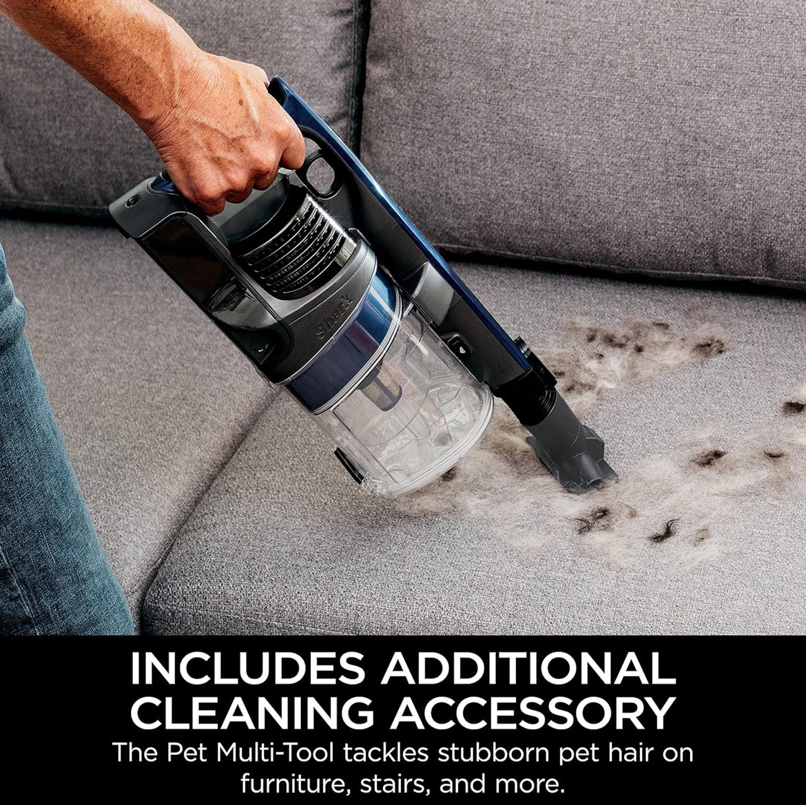 Shark Pet Cordless Stick Vacuum w/ XL Dust Cup LED Headlights,Removable Handheld -NEW