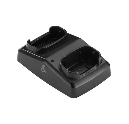 Cobra PX Professionele Walkie Talkie 2-rigting-laaistasie met UBS-laaikabel - Dubbele draagbare tafelbladlaaier, versoenbaar met PX650-besigheidsmodelle