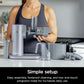 Ninja NeverClog Cold Press Juicer, Powerful Slow Juicer with Total Pulp Control, Countertop, Electric, 2 Pulp Functions - Steam Gray (JC151SL)