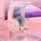 Black Shark Gaming Headset All-in-1 Gaming Headphones with Ultra-Clear Bendable Mic - Pink
