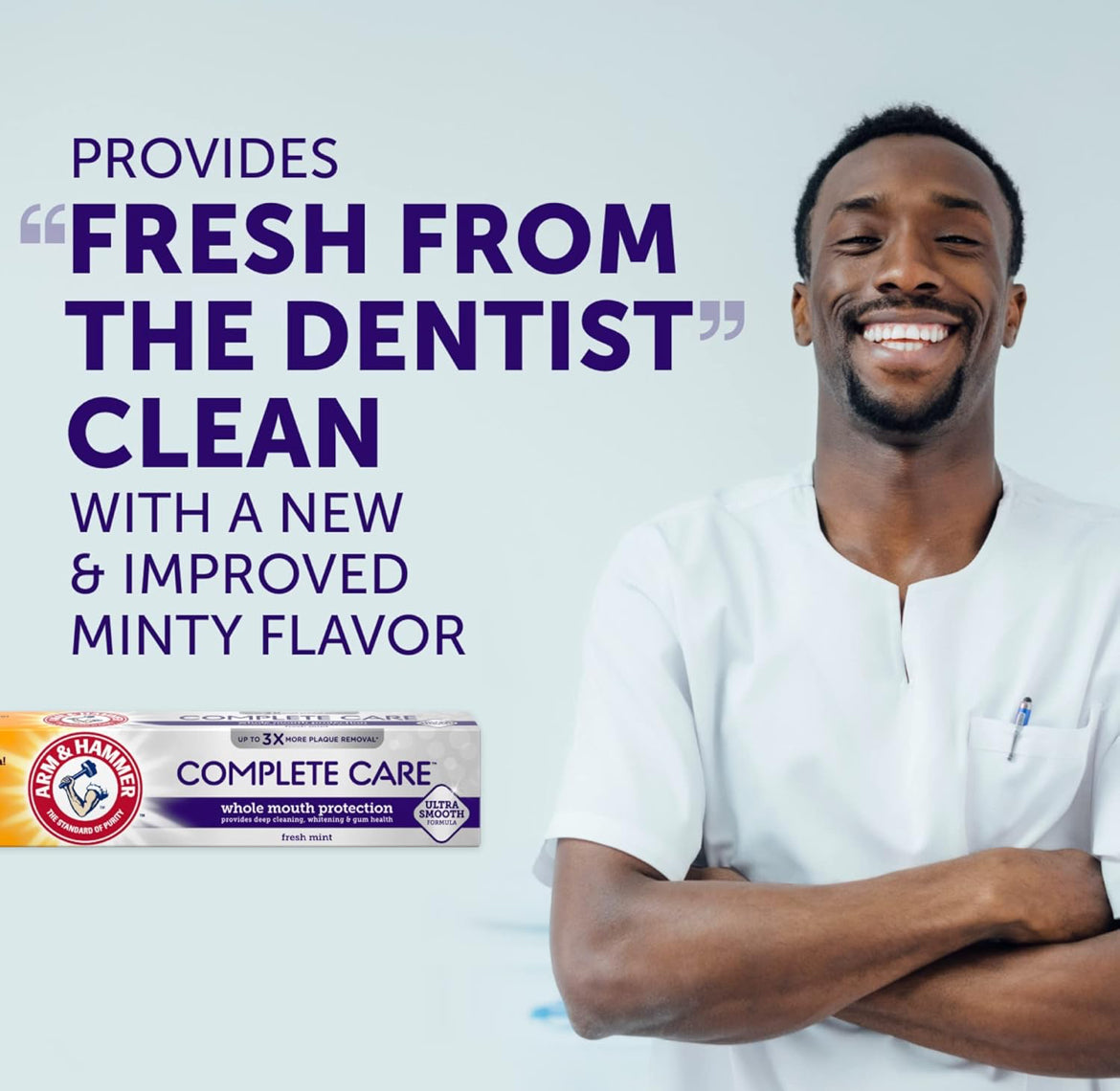 ARM & HAMMER Complete Care Toothpaste, Teeth Whitening Toothpaste 6.0 oz (Pack of 6)