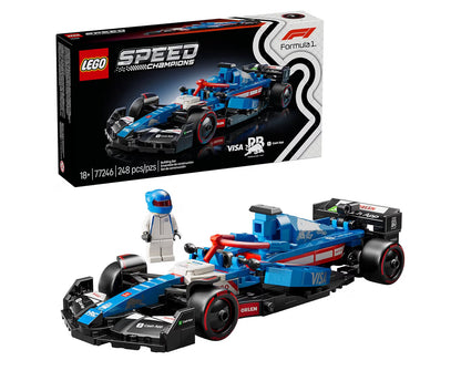 LEGO Speed Champions VCARB 01 F1-renmotor Modelstelle – Boustelle met /Realistiese Kenmerke