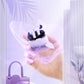 Black Shark Wireless Earbuds w/ LED Light, 45ms Ultra Low Latency - IPX5 Waterproof - Purple