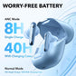Soundcore by Anker Liberty 4 NC Wireless Noise Cancelling Earbuds, 98.5% Noise Reduction, Adaptive Noise Cancelling to Ears and Environment, Hi-Res Sound, 50H Battery, Wireless Charging, Bluetooth 5.3