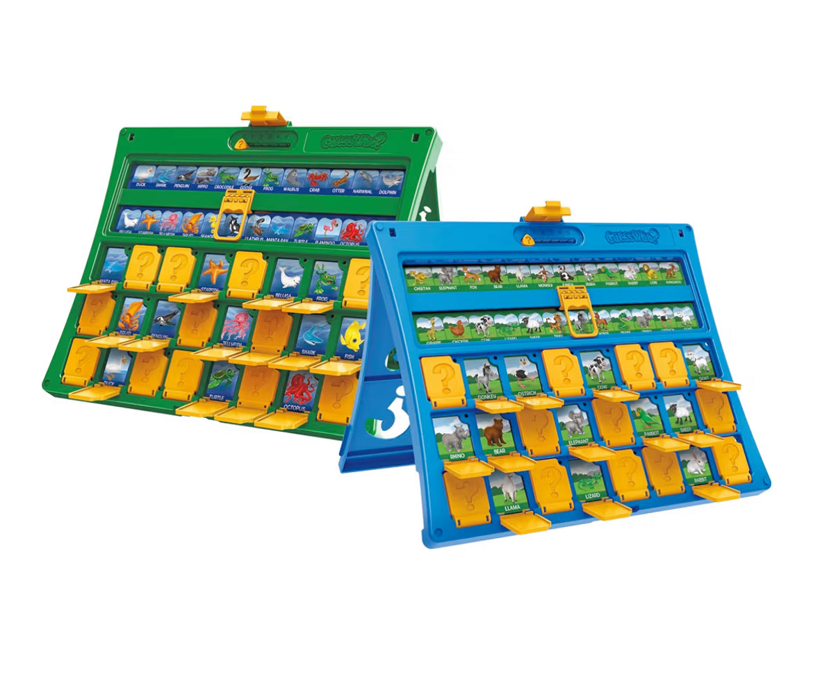 Hasbro Gaming Guess Who? Animal Friends Game - 2 Double-Sided Animal Sheets - 2-Player Board Games