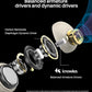 Golden X1 Wireless Earbuds Balanced Armature Driver and Hybrid Dynamic OrigX Pro, LDAC & Hi-Res Audio Wireless, Noise Cancellation - Blue