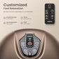Foot Massager Machine w/ Heat Shiatsu Foot Massager for Plantar Fasciitis Wireless Control - Up to US 12
