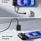 INIU Compact Portable Charger, 5500mAh Power Bank with Build-in USB-C Connector, 22.5W PD Fast Charging Powerbank, Family Flight Cruise Ship Essential Phone Charger for iPhone 16 15 Samsung, Orange