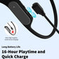 TOZO Upgraded Open Ear Headphones Bluetooth 5.3 Air Conduction Wireless Headphones Sport Earbuds with Premium Sound, 32 EQs via APP, Dual-Mic Call Noise Reduction Earphones with Hair Band for Cycling