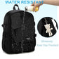 Laptop Backpack for Women, 15.6 Inch Work Laptop Bag Anti Theft Travel Backpacks Large School Bags Bookbag Casual Daypack Computer Bookbags for Teens Girls Students Black
