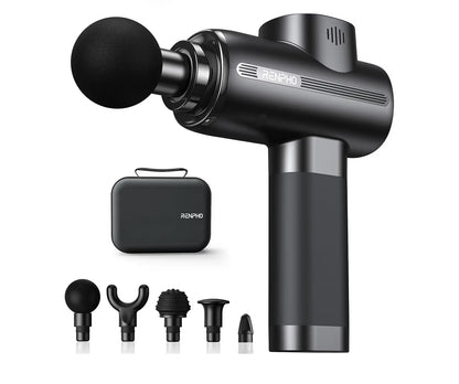 Massage Gun Deep Tissue Percussion Handheld Neck Massager Electric Mini Back Massagers with Carry Case