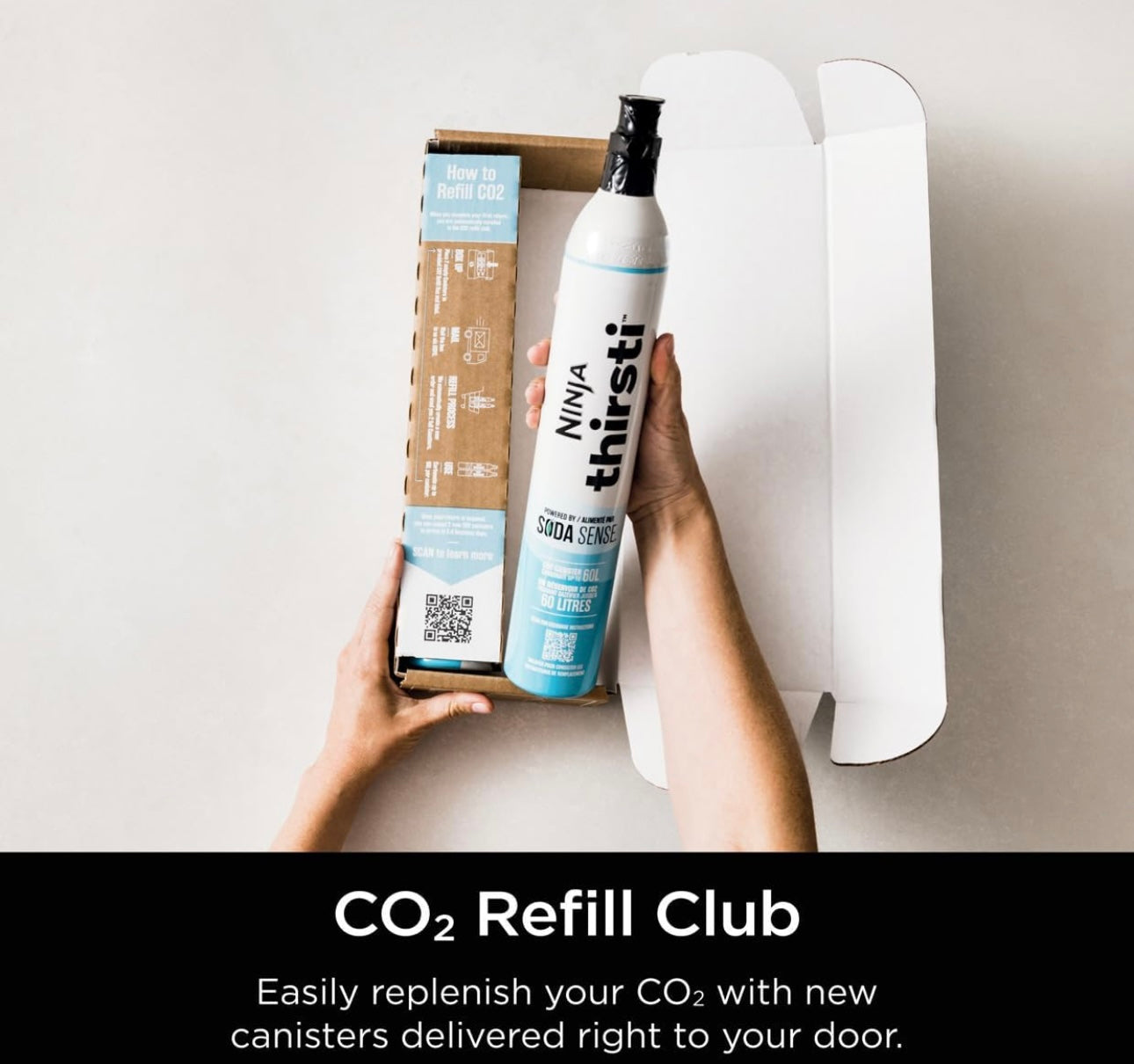 Ninja WCX02CO2 Thirsti 60L CO2-Kanister (2-Pak)