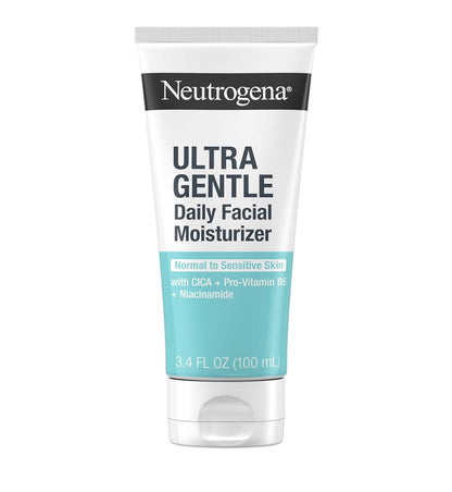 Neutrogena Geurvrye Daaglikse Gesigbevogtiger vir Sensitiewe Vel met Vitamien B3, Pro-Vitamien B5 & Vitamien E - (100 ml)