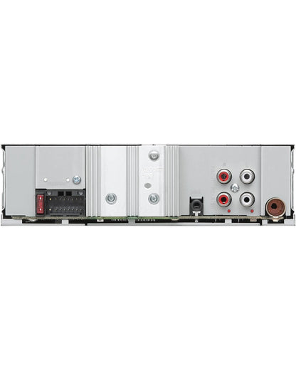 JVC KD-XD28BT Bluetooth Motorradio met USB-poort – AM/FM-radio, MP3-speler, hoëkontras-LCD, 50 Watt, Verwyderbare Voorpaneel – Enkel DIN – 13-band EQ