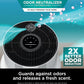 Shark Air Purifier for Home HEPA Air Filter Powerful Multi-Room Purification- WHITE