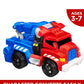 Transformers Playskool Heroes Rescue Bots Optimus Prime, 4.5-Inch Action Figure, Kids Converting Robot Toy, Ages 3+