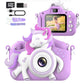 Kids Selfie Camera 20 MP HD 1080P IPS Screen Dual Digital Toy w/ 32Gb Card - (White/Purple)